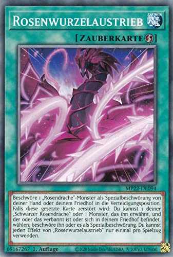 MP22-DE094 - Rosenwurzelaustrieb - Common - Deutsch - 1. Auflage - im Set mit Ultrapro Toploader - Yugioh von TCG