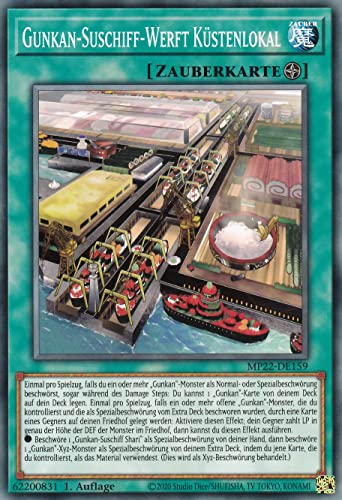 MP22-DE159 - Gunkan-Suschiff-Werft Küstenlokal - Common - Deutsch - 1. Auflage - im Set mit Ultrapro Toploader - Yugioh von TCG