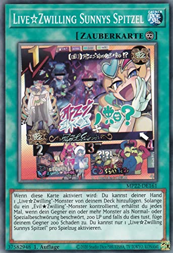 MP22-DE161 - Live☆Zwilling Sunnys Spitzel - Common - Deutsch - 1. Auflage - im Set mit Ultrapro Toploader - Yugioh von TCG