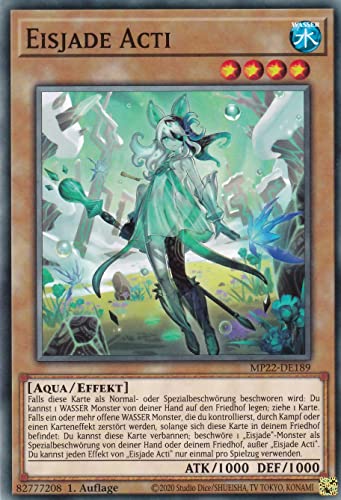 MP22-DE189 - Eisjade Acti - Common - Deutsch - 1. Auflage - im Set mit Ultrapro Toploader - Yugioh von TCG