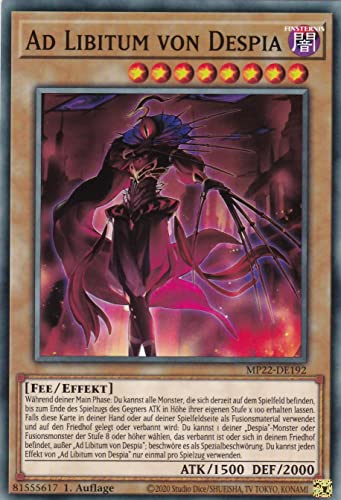 MP22-DE192 - Ad Libitum von Despia - Common - Deutsch - 1. Auflage - im Set mit Ultrapro Toploader - Yugioh von TCG