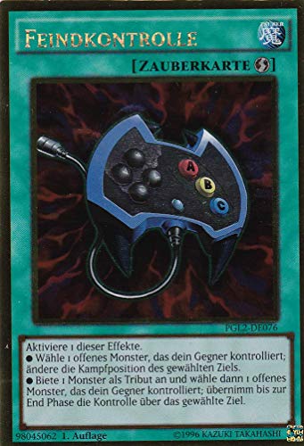 PGL2-DE076 - Feindkontrolle - Gold Rare - DE - im Set mit Ultrapro Toploader - Yugioh PGL2-DE076 - Feindkontrolle - Gold Rare - DE - im Set mit Ultrapro Toploader - Yugioh von TCG