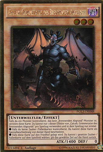PGL3-DE048 - Calcab, Grimmetatze des Brennenden Abgrunds - Gold Rare - DE - im Set mit Ultrapro Toploader - Yugioh PGL3-DE048 - Calcab, Grimmetatze des Brennenden Abgrunds - Gold Rare - DE - im Set mit Ultrapro Toploader - Yugioh von TCG