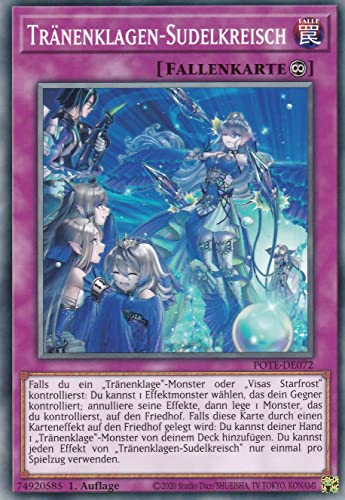 POTE-DE072 - Tränenklagen-Sudelkreisch - Common - Deutsch - 1. Auflage - im Set mit Ultrapro Toploader - Yugioh von TCG