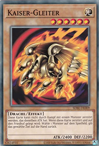 SDBE-DE009 - Kaiser-Gleiter - Common - Deutsch - 2. Auflage - im Set mit Ultrapro Toploader - Yugioh von TCG