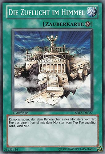 SDLS-DE027 - Die Zuflucht im Himmel - Common - DE - im Set mit Ultrapro Toploader - Yugioh von TCG