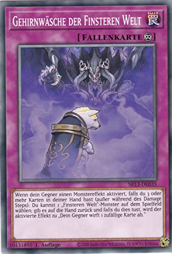 SR13-DE035 - Gehirnwäsche der Finsteren Welt - Common - Deutsch - 1. Auflage - im Set mit Ultrapro Toploader - Yugioh von TCG