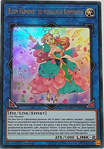 TCG Bloom Harmonist, die musikalische Komponistin DUOV-DE020 Ultra Rare Yugioh 1.Auflage Deutsch gamersheavenDe von TCG