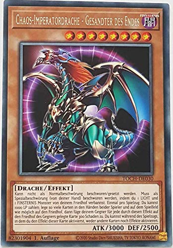 TCG Chaos-Imperatordrache - Gesandter des Endes TOCH-DE030 Rare 1.Auflage Yugioh DE von TCG