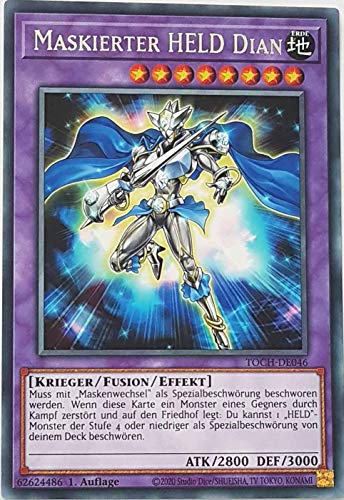 TCG Maskierter HELD Dian TOCH-DE046 Rare 1.Auflage Yugioh DE von TCG