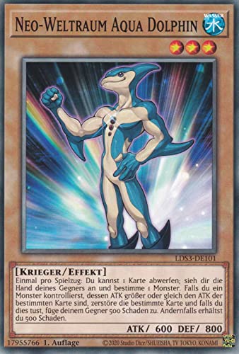 TCG Neo-Weltraum Aqua Dolphin LDS3-DE101 Common Yugioh 1.Auflage DE gamersheavenDe von TCG