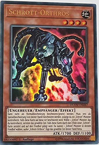 TCG Schrott-Orthros DUOV-DE067 Ultra Rare Yugioh 1.Auflage Deutsch gamersheavenDe von TCG