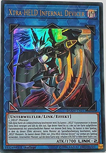 Xtra-HELD Infernal Devicer DUOV-DE013 Ultra Rare Yugioh 1.Auflage Deutsch gamersheavenDe von TCG