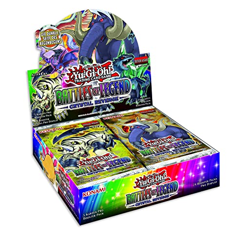 Yugioh - Battle of Legends - Crystal Revenge - Deutsch - 1. Auflage + 1 Ultra Pro Toploader - OVP (Originalverpackt) von TCG