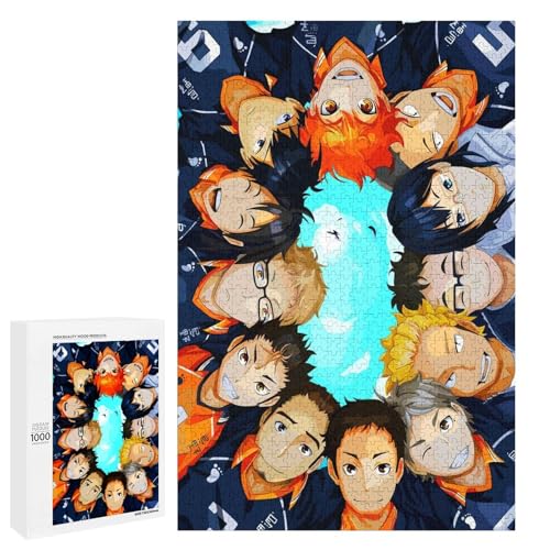 Anime Haikyuu Puzzle，Klassische Puzzle für Erwachsene Teenager Freizeit Spaß Spiel Spielzeug Geeignet，，Lernspielzeug FüR Kinder 38x26Papier von TCzRZ