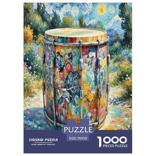 Trommel Puzzle 1000 Teile Schwer Puzzle Spielzeug Pädagogisches Spiel Impossible Herausforderungsspielzeug Für Erwachsene Und Kinder in Bewährter 70x50cm/1000pcs Trommel Puzzle 1000 Teile Schwer Puzzle Spielzeug Pädagogisches Spiel Impossible Herausforderungsspielzeug Für Erwachsene Und Kinder in Bewährter 70x50cm/1000pcs von TDSNKAVHB
