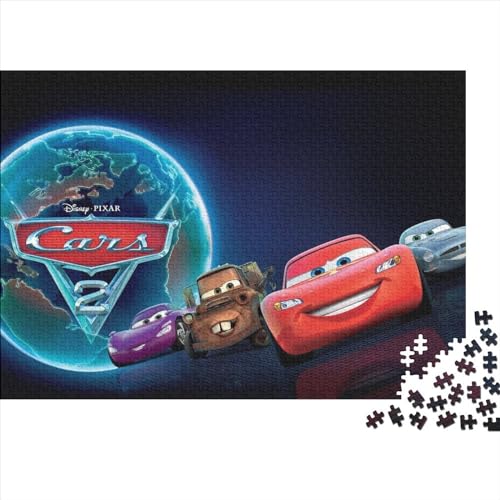 Erwachsene 500 Teile Puzzle Lightning McQueen Holzpuzzles für Erwachsene für Erwachsene Teenager ab 12 Jahren 52x38cm von TDXHHW