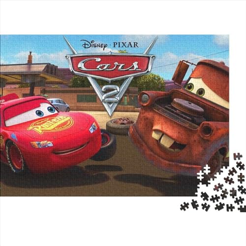 Lightning McQueen Puzzle 1000 Teile für Erwachsene Puzzle Puzzle für Erwachsene Brain Teaser Puzzle 75x50cm von TDXHHW