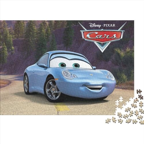 Lightning McQueen Puzzle 300 Teile Holzpuzzle Puzzle für Erwachsene und Teenager Puzzles für Erwachsene Geschenke 40x28cm von TDXHHW