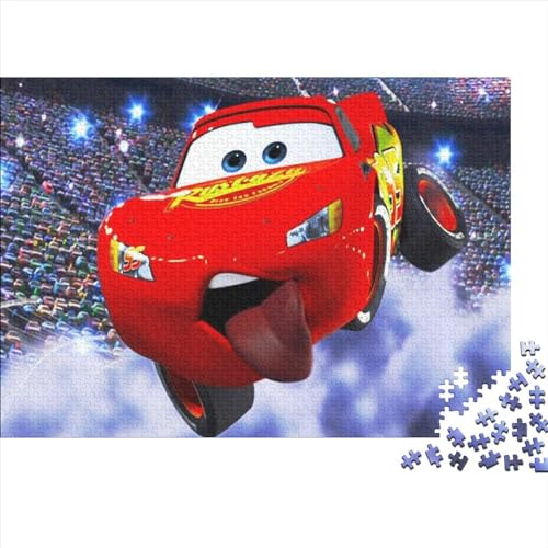 Lightning McQueen Puzzle für Erwachsene und Jugendliche, 500 Teile, Puzzle für Erwachsene und Teenager, Puzzle für Erwachsene, 52x38cm von TDXHHW