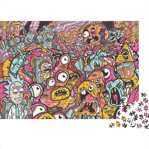 Puzzle für Erwachsene, 1000 Teile, Rick und Morty, Puzzles für Teenager, Geschenke, Puzzle für Erwachsene, 1000 Teile (75x50cm) von TDXHHW