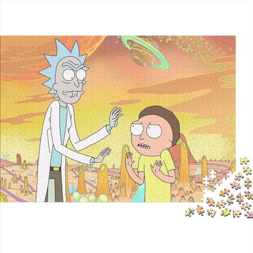 Puzzle für Erwachsene, 1000 Teile, Rick und Morty, Puzzles für Teenager, Geschenke, Puzzle für Erwachsene, 1000 Teile (75x50cm) von TDXHHW