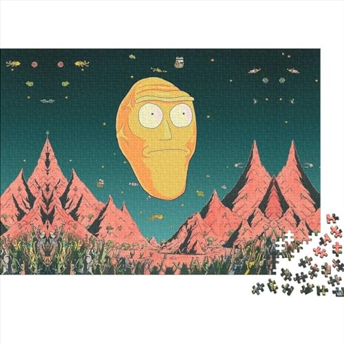 Puzzle für Erwachsene und Jugendliche, Rick und Morty, Puzzles für Erwachsene, Geschenke, 1000 Teile (75x50cm) von TDXHHW