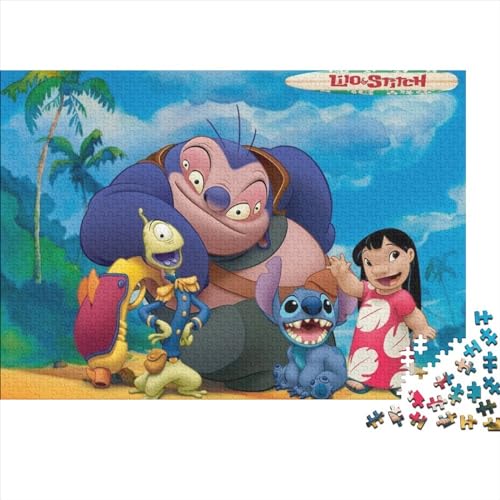 Stitch-Puzzles, 300 Teile, Puzzles für Erwachsene, Puzzles für Erwachsene und Jugendliche ab 12 Jahren, 300 Teile (40x28cm) von TDXHHW