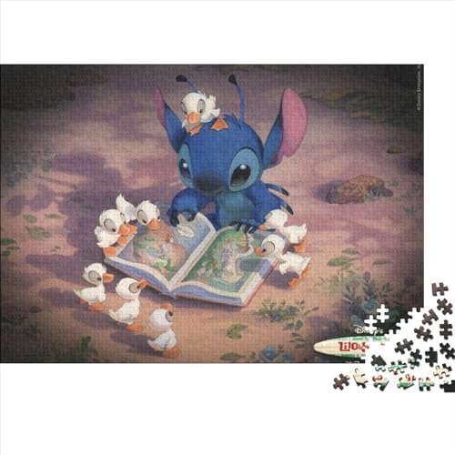 Stitch-Puzzles 1000 Teile, Holzpuzzles, Puzzle für Erwachsene und Jugendliche ab 12 Jahren, 1000 Teile (75x50cm) von TDXHHW