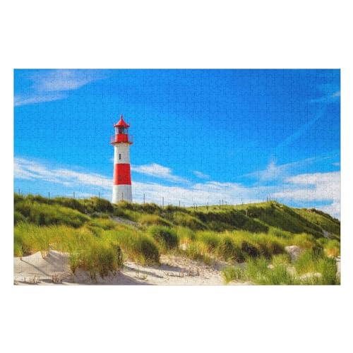 Klassische Puzzle für Erwachsene Teenager Freizeit Spaß Spiel Spielzeug Geeignet，,Sylt,，Lernspielzeug FüR Kinder Holz 75x50 von TDXYz