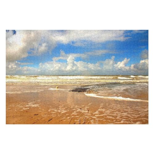 Puzzle für Erwachsene und Kinder ab 14 Jahren, 1000 StüCk，Nordsee Puzzle，Lernspielzeug FüR Kinder Holz 75x50 von TDXYz