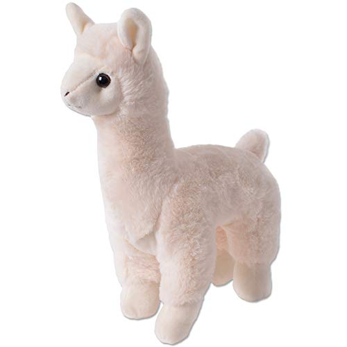 TE-Trend Plüschtier Lama Alpaka XXL Kuscheltier Plüsch Alpaca Kamel Stofftier Kinder Spielzeug Geschenk 40 cm Creme Beige von TE-Trend