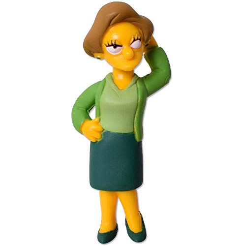 TE-Trend The Simpsons Spielzeug Figuren Springfield Limited Edition Series 3 Sammler Toy Edna Krabappel 90mm mehrfarbig von TE-Trend