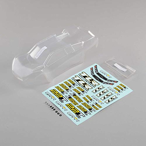 TEAM LOSI RACING 1/10 Clear Body Set with Stickers: 22T 4.0 von TEAM LOSI RACING