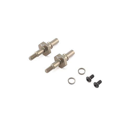 TEAM LOSI RACING Front Axle Set Aluminum, 12mm Hex: 22T 3.0, 4.0 von TEAM LOSI RACING