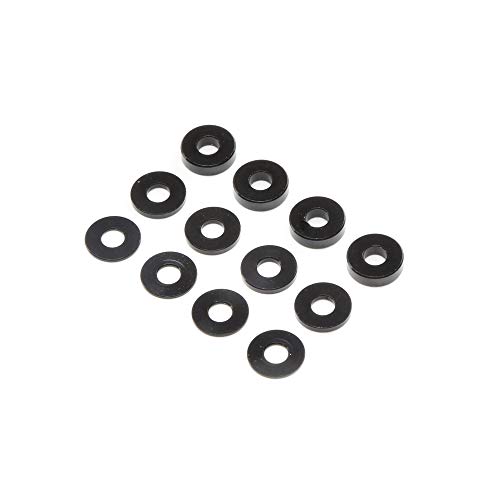 TEAM LOSI RACING M3 Aluminum Washer Set, Black (4ea) von TEAM LOSI RACING