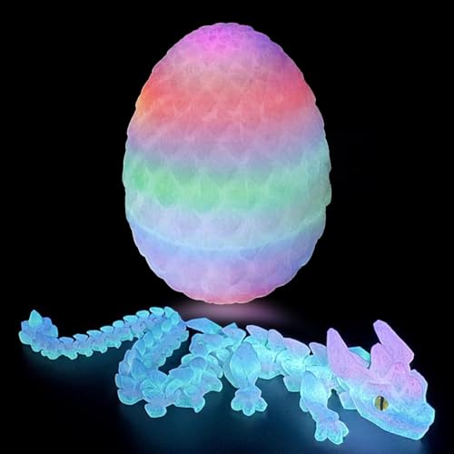 TECHEEL 3D Gedrucktes Drachenei mit Drache Spielzeug Überraschungsdrache 3D Drache im Ei Beweglicher Drachen Geheimnisvolle Drachen Spielzeug für Kinder Erwachsene Heim Büro Schreibtischspielzeug TECHEEL 3D Gedrucktes Drachenei mit Drache Spielzeug Überraschungsdrache 3D Drache im Ei Beweglicher Drachen Geheimnisvolle Drachen Spielzeug für Kinder Erwachsene Heim Büro Schreibtischspielzeug von TECHEEL
