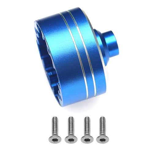 RC Aluminiumlegierung Vorne Und Hinten Gehäuse Differential Diff Case Für TAMIYA XV-02 TT02D TT02 RC Car von TECKEEN