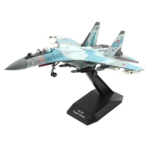 TECKEEN 1/100 Metall Russisch SU-35 Flanker Fighter Attack Plane Metall Fighter Militär Modell Fairchild Republik Druckguss Flugzeug Modell von TECKEEN