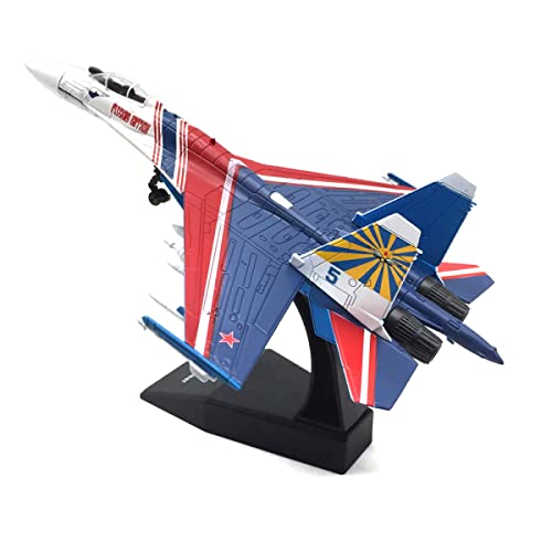 TECKEEN 1/100 Metall Russisch SU-35 Flanker Fighter Attack Plane Metall Fighter Militär Modell Fairchild Republik Druckguss Flugzeug Modell von TECKEEN