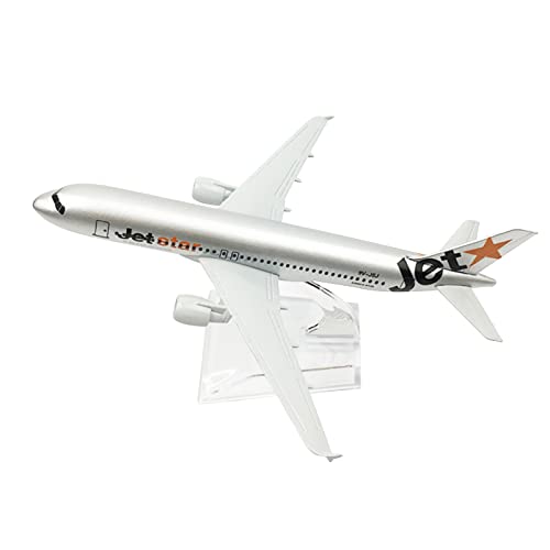 TECKEEN 1/400 Maßstab A320 Jet Star Airlines Metall Flugzeug Modell Legierung Modell Druckguss Flugzeug Modell für Sammlung von TECKEEN