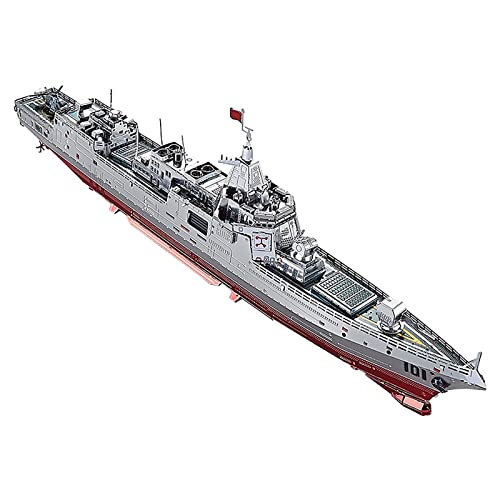 TECKEEN 1:1000 3D Metal Ship Kits C22210 055 Destroyer Model Simulation Fighter Ship Military Science Exhibition (Unassembled Kit) Model von TECKEEN