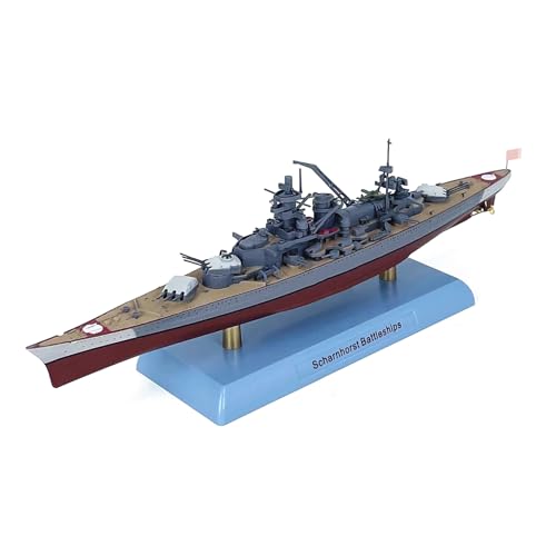 TECKEEN 1:1000 Scale WWII German Scharnhorst Battleship Alloy Warship Model Military Model Diecast Ship Model for Collection von TECKEEN