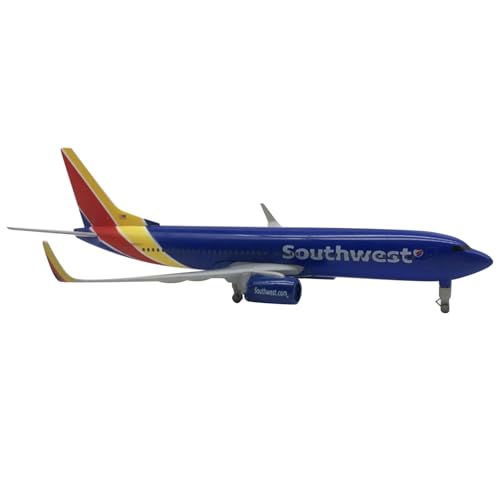 TECKEEN 1:350 Southwest Airlines B737 Flugzeugmodell Simulation Flugzeugmodell Luftfahrtmodell Flugzeug Kits für Sammlung und Geschenk von TECKEEN