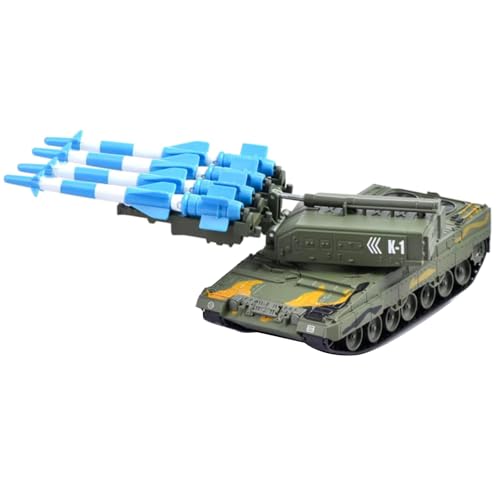 TECKEEN 1:40 Alloy Military Series Air Defense Missile Tank Model Simulation Fighter Tank Military Science Exhibition Model von TECKEEN