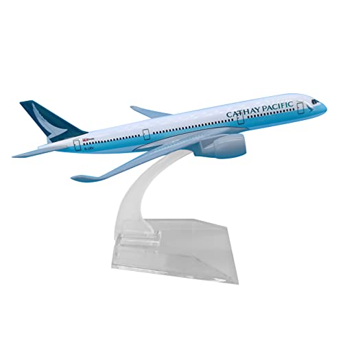 TECKEEN 1:400 Asien Cathay Pacific A350 Flugzeugmodell Simulation Flugzeugmodell Luftfahrtmodell Flugzeug-Kits für Sammlung und Geschenk von TECKEEN