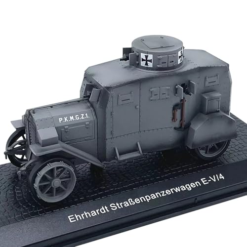 TECKEEN 1:43 Alloy WWI German Ehrhardt EV4 Panzerwagen Panzer Modell Simulation Kämpfer Panzer Militär Wissenschaft Ausstellungsmodell von TECKEEN