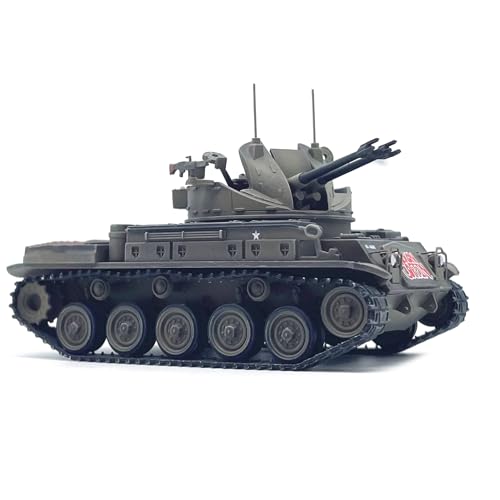 TECKEEN 1:72 Alloy US Army M42 Artillery Tank Model Simulation Fighter Tank Military Science Exhibition Model von TECKEEN