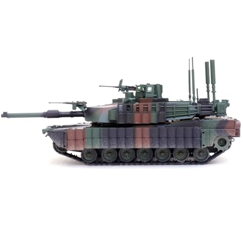 TECKEEN 1:72 Alloy US M1A2 TUSK II Abrams Main Battle Tank Model Simulation Fighter Tank Military Science Exhibition Model von TECKEEN