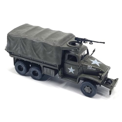 TECKEEN 1:72 Alloy WWII US Army GMC CCKW 353 Truck Model Simulation Fighter Truck Military Science Exhibition Model von TECKEEN